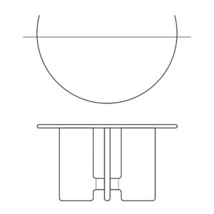Drawing LUKAS COFFEE TABLE 750